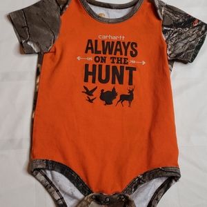 Baby size 12 months Carhartt onesie